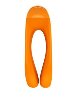 SATISFYER CANDY CANE PRSTNI VIBRATOR ORANŽEN - slika 3