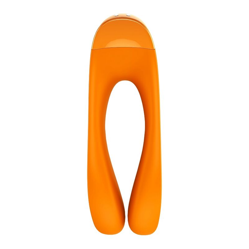SATISFYER CANDY CANE PRSTNI VIBRATOR ORANŽEN - slika 3