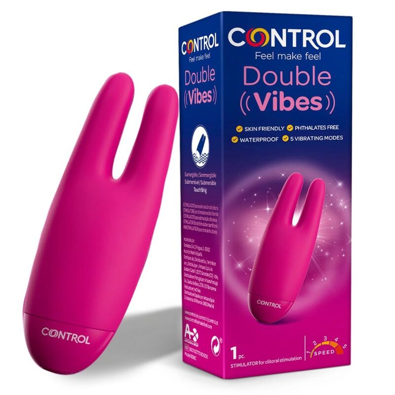 CONTROL DVOJNA VIBRACIJA ZA STIMULACIJO KLITORISA