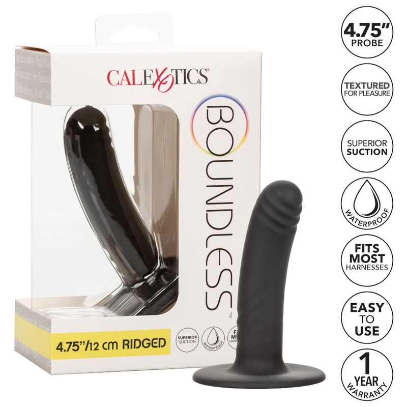 CALEX BREZMEJNI DILDO 12 CM ZDRUŽLJIV S PASOVI - slika 2