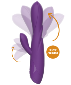 REWOLUTION REWORABBIT FLEKSIBILEN VIBRATOR Z ZAJČKOM - slika 2