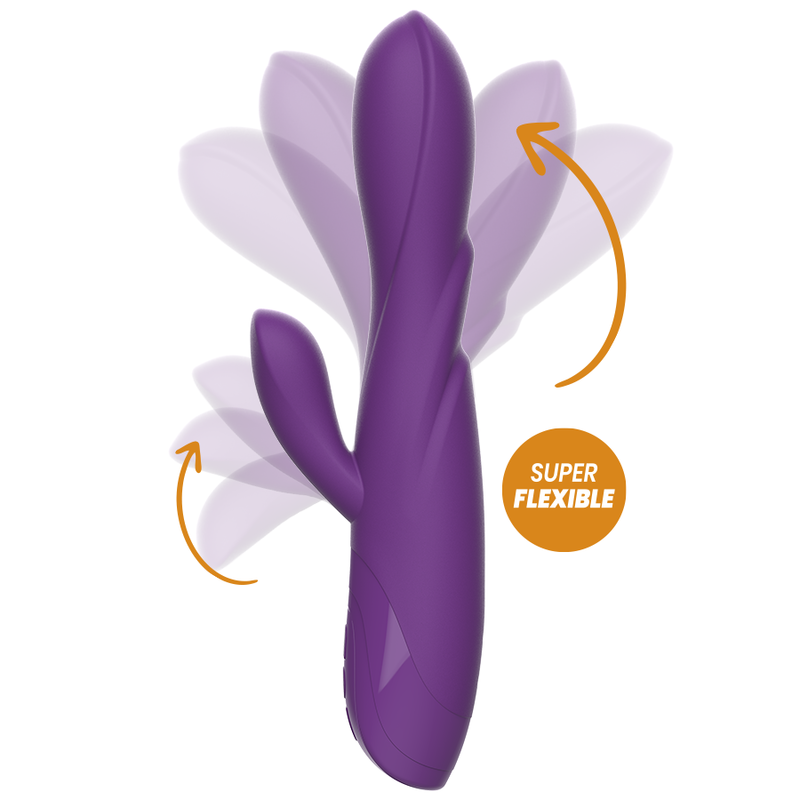 REWOLUTION REWORABBIT FLEKSIBILEN VIBRATOR Z ZAJČKOM - slika 2