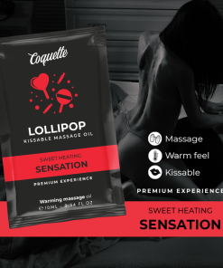 COQUETTE CHIC DESIRE LOLLIPOP POLJUBLJAJOČE MASAŽNO OLJE Z OGREVALNIM UČINKOM 10 ML - slika 3