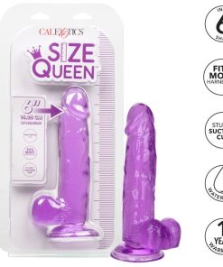Alternative view of CALEX SIZE QUEEN DILDO - VIJOLIČEN 15.3 CM