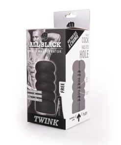 Alternative view of ALL BLACK MASTURBATOR TWINK