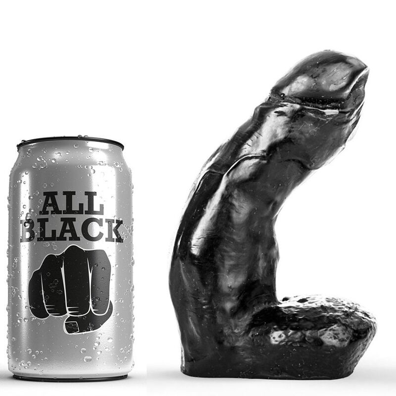 ALL BLACK DILDO 15 CM