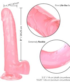 CALEX SIZE QUEEN DILDO - ROZA 20.3 CM - slika 3
