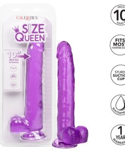 Alternative view of CALEX SIZE QUEEN DILDO - VIJOLIČEN 25.5 CM