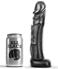 ALL BLACK DILDO 22 CM