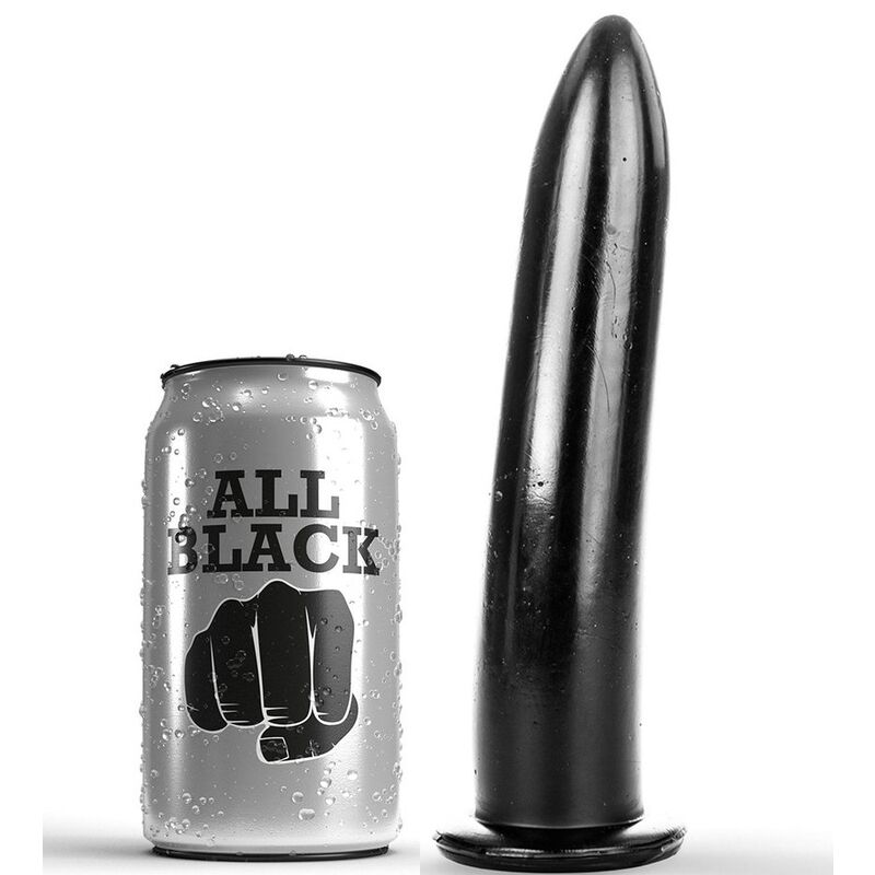 ALL BLACK DILDO 20 CM