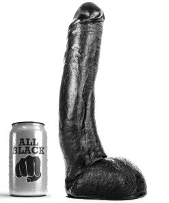 ALL BLACK DILDO - 29 CM