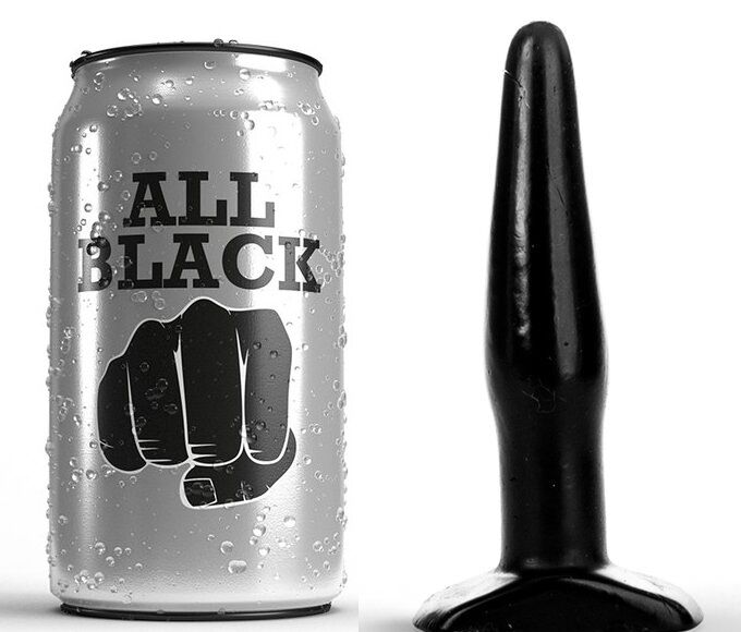 ALL BLACK ANALNI ČEP 11 CM