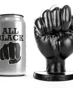 ALL BLACK ANALNI ČEP V OBLIKI PESTI 13 CM
