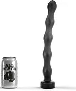 ALL BLACK ANALNI ČEP V OBLIKI KROGLIC 32 CM