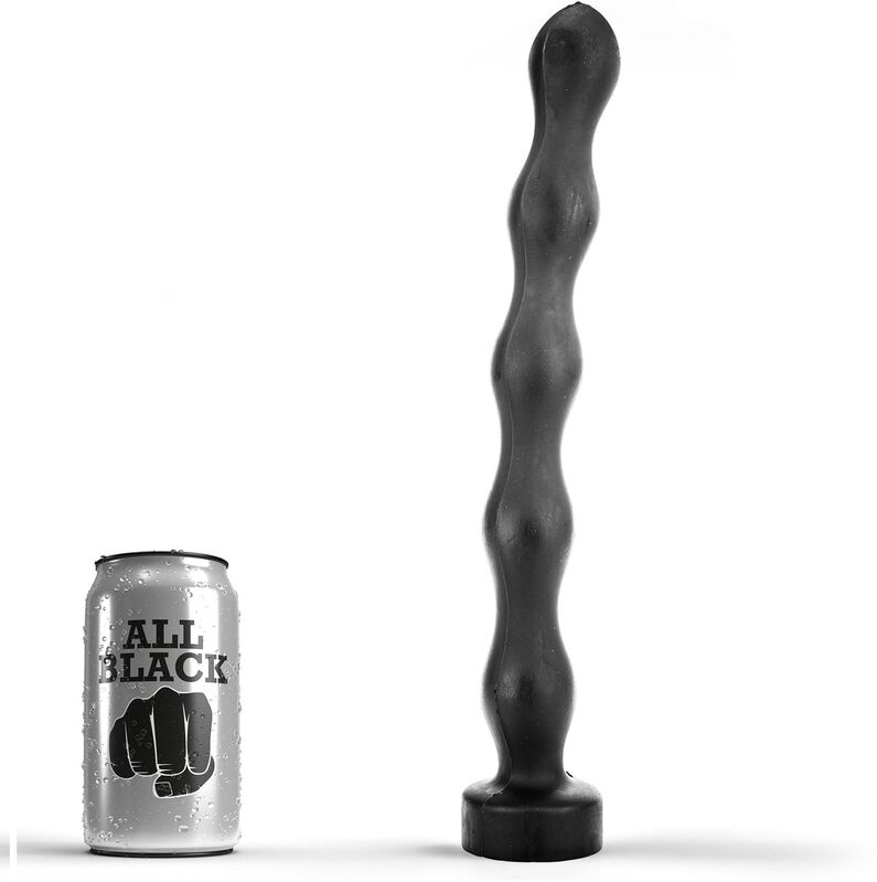 ALL BLACK ANALNI ČEP V OBLIKI KROGLIC 32 CM