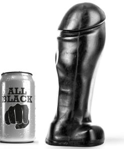 ALL BLACK DILDO - 22 CM