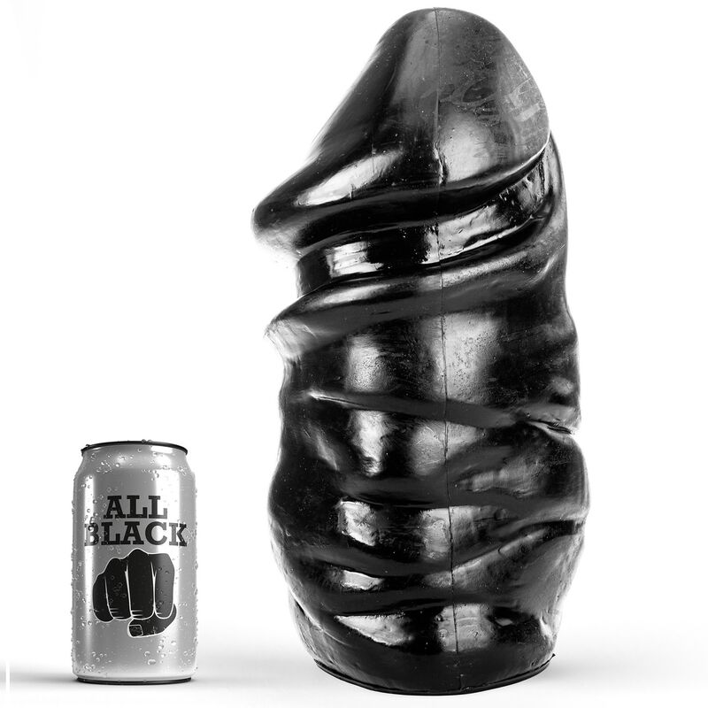 ALL BLACK DILDO 33 CM