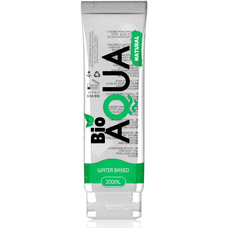 BIOAQUA LUBRIKANT IZ NARAVNIH SESTAVIN NA VODNI OSNOVI 200 ML