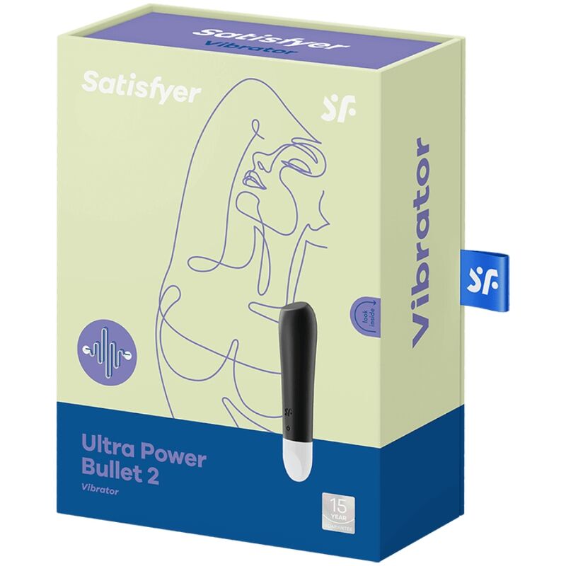 SATISFYER ULTRA POWER BULLET 2 VIBRIRAJOČA KROGLICA ČRNA - slika 3