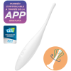 SATISFYER TWIRLING JOY STIMULACIJA KONICE KLITORISA - BELA
