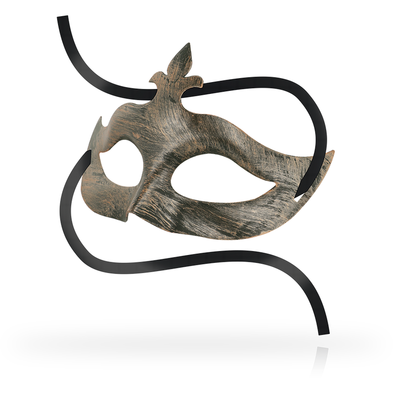 OHMAMA MASKS MASKA ZA OČI FLEUR DE LIS - BAKRENA - slika 2