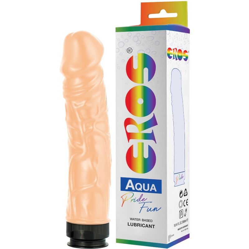EROS AQUA PRIDE DILDO + LUBRIKANT NA VODNI OSNOVI