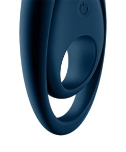 Alternative view of SATISFYER GLORIOUS VIBRATOR Z DVOJNIM OBROČKOM MODER