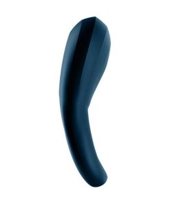 Alternative view of SATISFYER EPIC VIBRATOR Z DVOJNIM OBROČKOM MODER