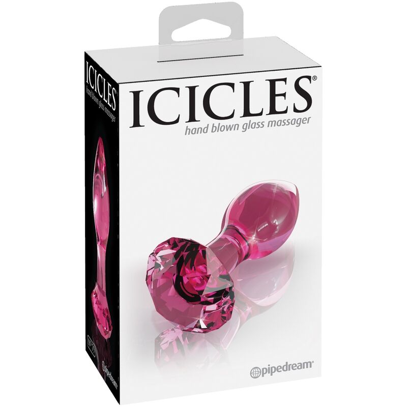 ICICLES NUMBER 79 ROČNO PIHAN STEKLENI ČEP - slika 2