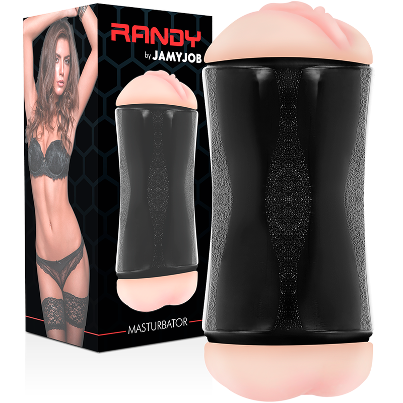 JAMYJOB RANDY MASTURBATOR Z DVEMA LUKNJAMA - VAGINA IN ANUS - slika 3