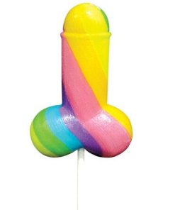 SPENCER AND FLEETWOOD RAINBOW COCK LOLLIPOP
