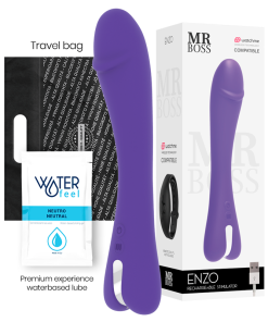Alternative view of MR BOSS ENZO VIBRATOR WATCHME ZDRUŽLJIV Z BREZŽIČNO TEHONOLOGIJO