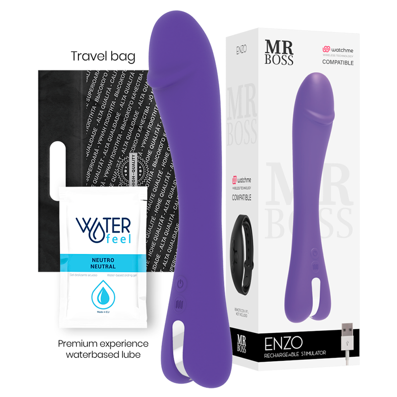 MR BOSS ENZO VIBRATOR WATCHME ZDRUŽLJIV Z BREZŽIČNO TEHONOLOGIJO - slika 2