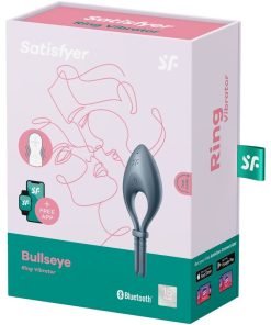 SATISFYER BULLSEYE OBROČKAST VIBRATOR - SIV - slika 3