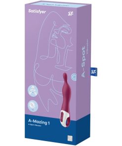 SATISFYER A-MAZING 1 VIBRATOR ZA A-TOČKO - JAGODIČEVO VIJOLIČEN - slika 3