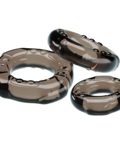 Alternative view of COCK RINGS YVONNE KOMPLET TREH OBROČKOV ZA PENIS