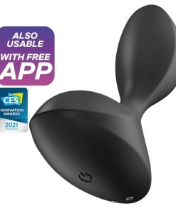 VIBRIRAJOČI ČEP SATISFYER SWEET SEAL - ČRN