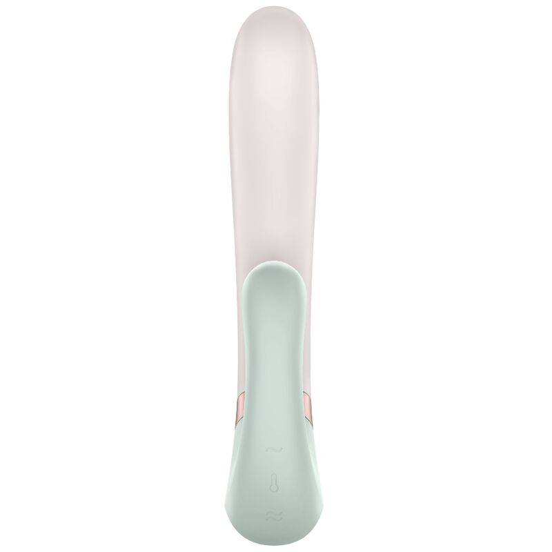 SATISFYER VIBRATOR S TOPLOTNIM VALOM - BEL - slika 3