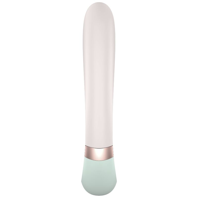 SATISFYER VIBRATOR S TOPLOTNIM VALOM - BEL - slika 2