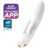 SATISFYER DVOJNI FLEKSIBILNI VIBRATOR - BEL