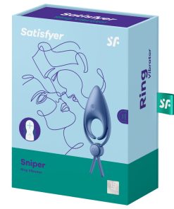 SATISFYER SNIPER OBROČKAST VIBRATOR MODER - slika 3