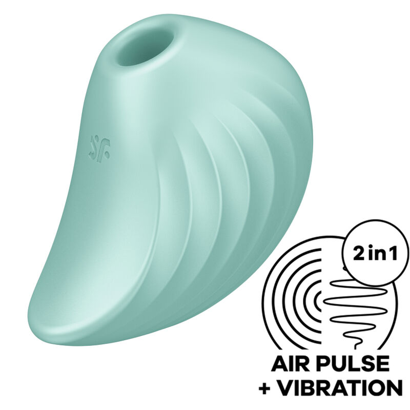 SATISFYER PEARL DIVER STIMULACIJSKI VIBRATOR - ZELEN