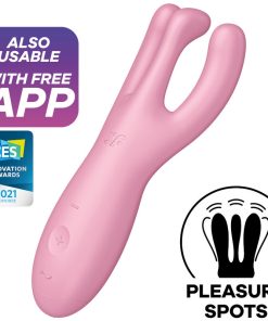 VIBRATOR SATISFYER THREESOME 4 - ROZA