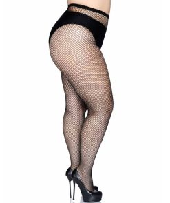 Alternative view of LEG AVENUE FISHNET PANTYHOSE  PLUS SIZE