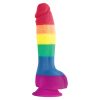 PRIDE - LGBT ZASTAVA DILDO 15 CM