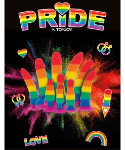 PRIDE - LGBT ZASTAVA DILDO WAVE 17 CM - slika 3