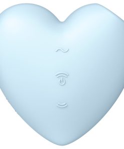 SATISFYER CUTIE HEART STIMULACIJSKI VIBRATOR - MODER - slika 2