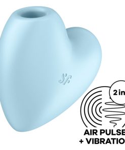 SATISFYER CUTIE HEART STIMULACIJSKI VIBRATOR - MODER