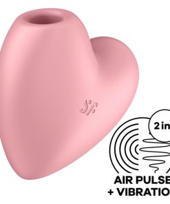SATISFYER CUTIE HEART STIMULACIJSKI VIBRATOR - ROZA