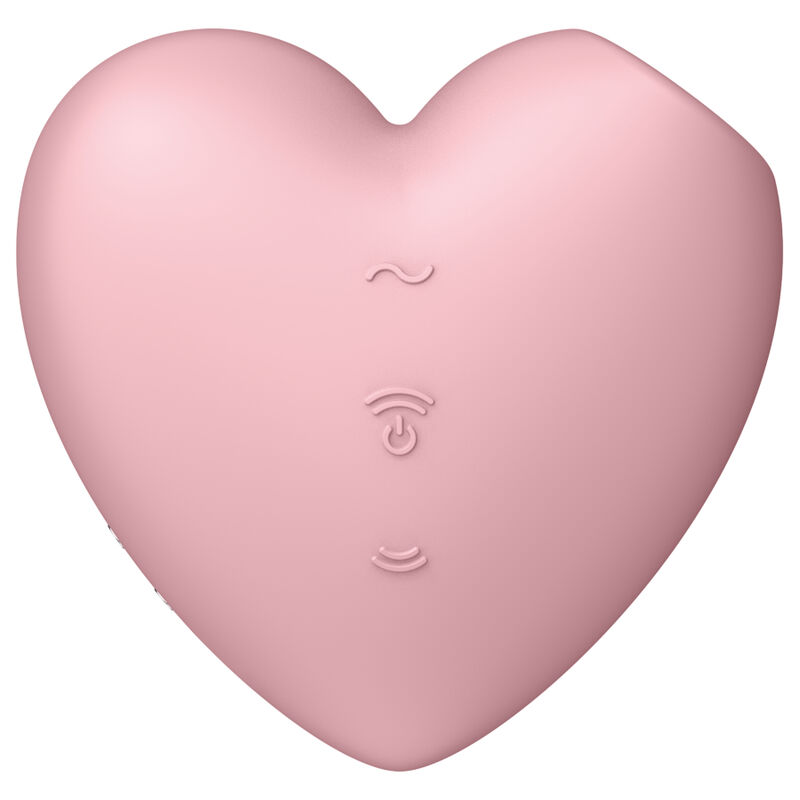 SATISFYER CUTIE HEART STIMULACIJSKI VIBRATOR - ROZA - slika 2